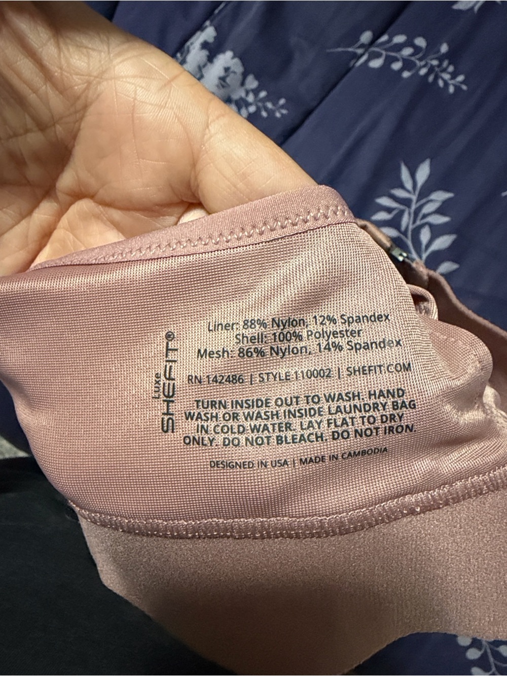 SHEFIT Ultimate Sports Bra Luxe Rose Taupe - Picture 5 of 6